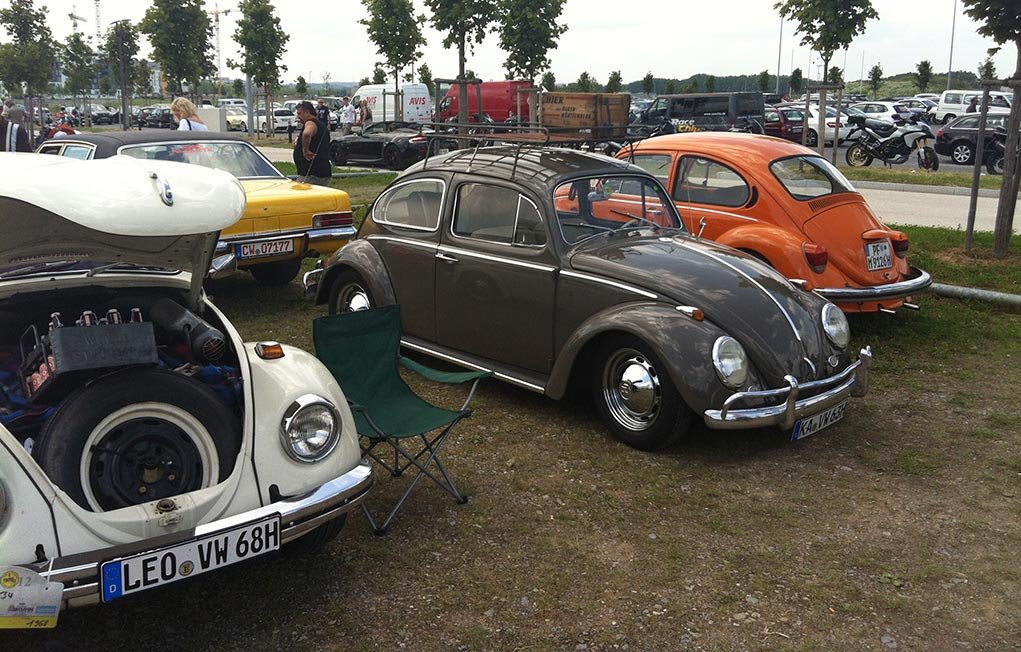 Car clubs gathered at the Summer Festival in Böblingen 2013