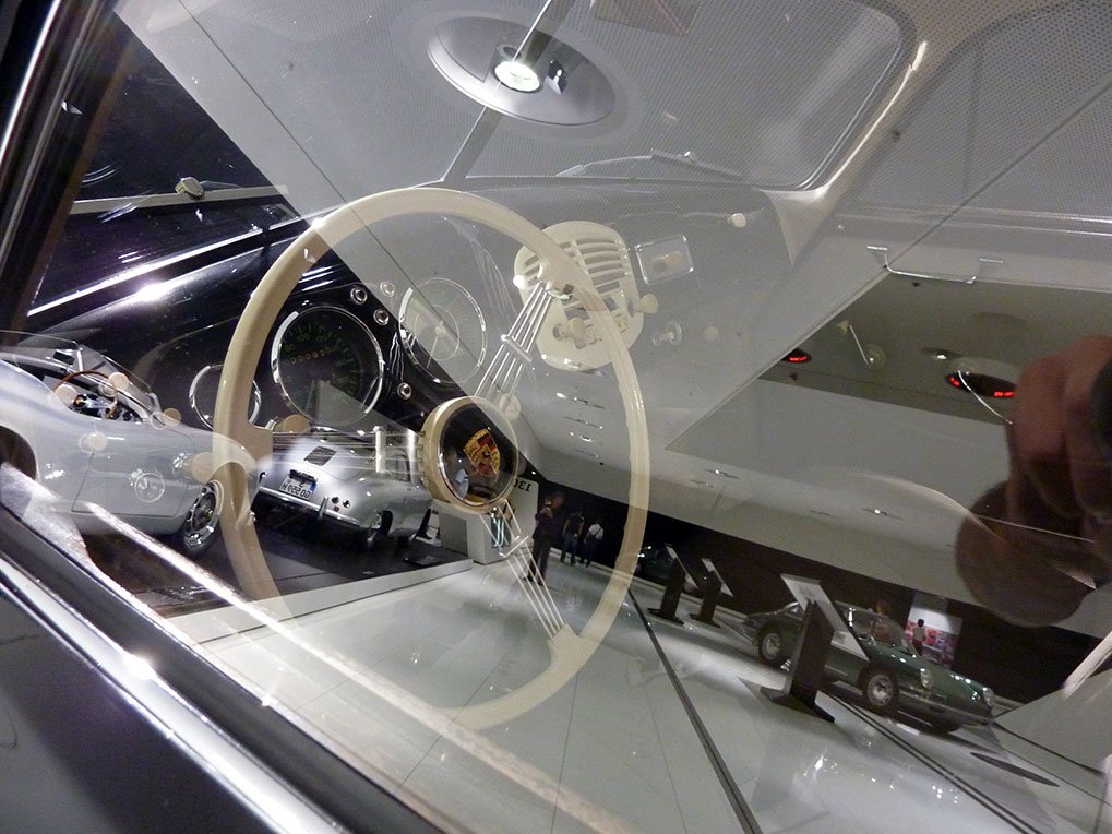 Porsche 356 Ferdinand detail in the museum