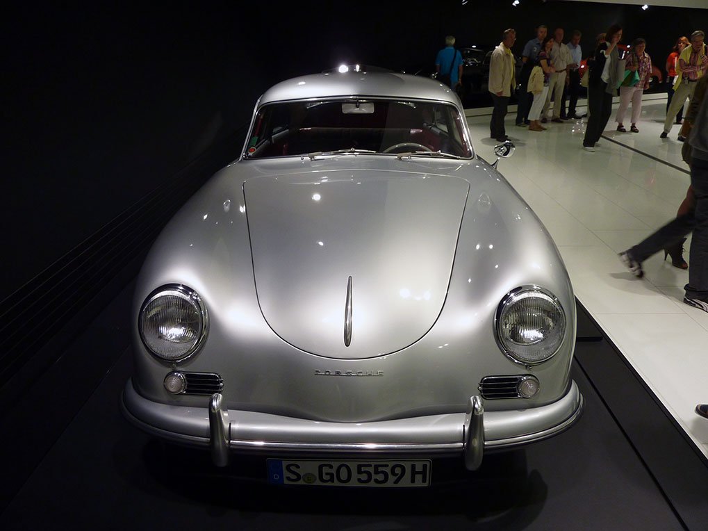 1954 Porsche 356 1500 Coupe in the Porsche Museum