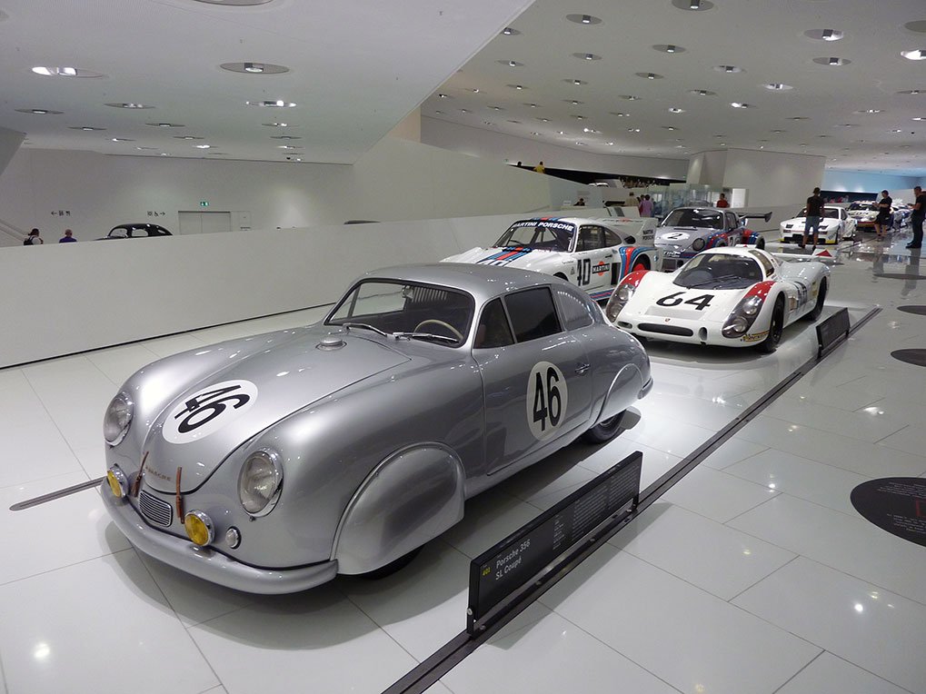 Porsche motorsport hall in the Porsche Museum