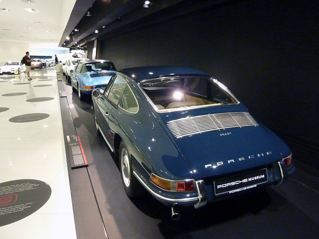 1967 Porsche display in the museum