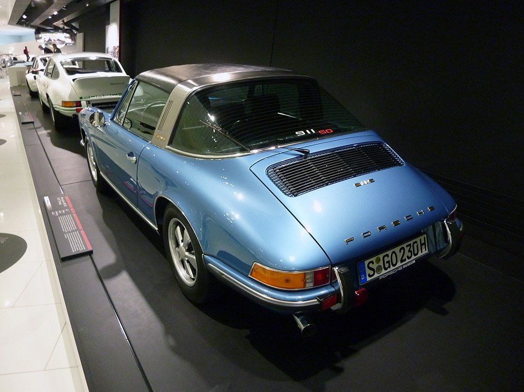 1970 Porsche 911 S 2.2 Targa in the Porsche Museum