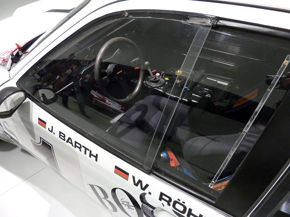 Historic Porsche racing exhibit in Stuttgart