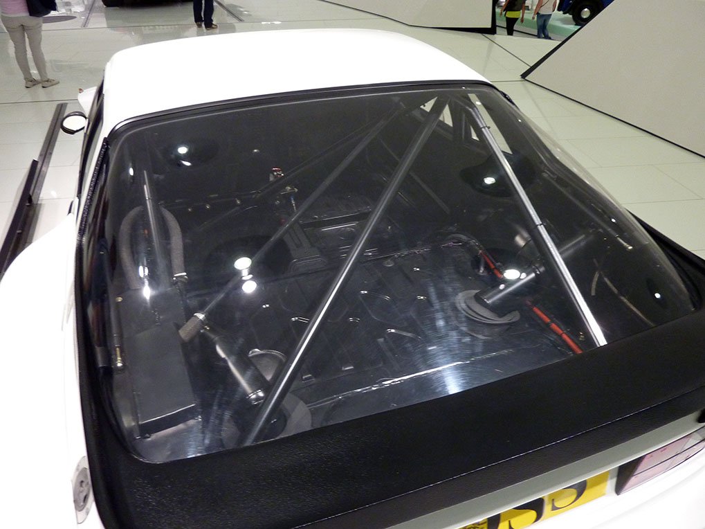Porsche motorsport hall detail in the museum
