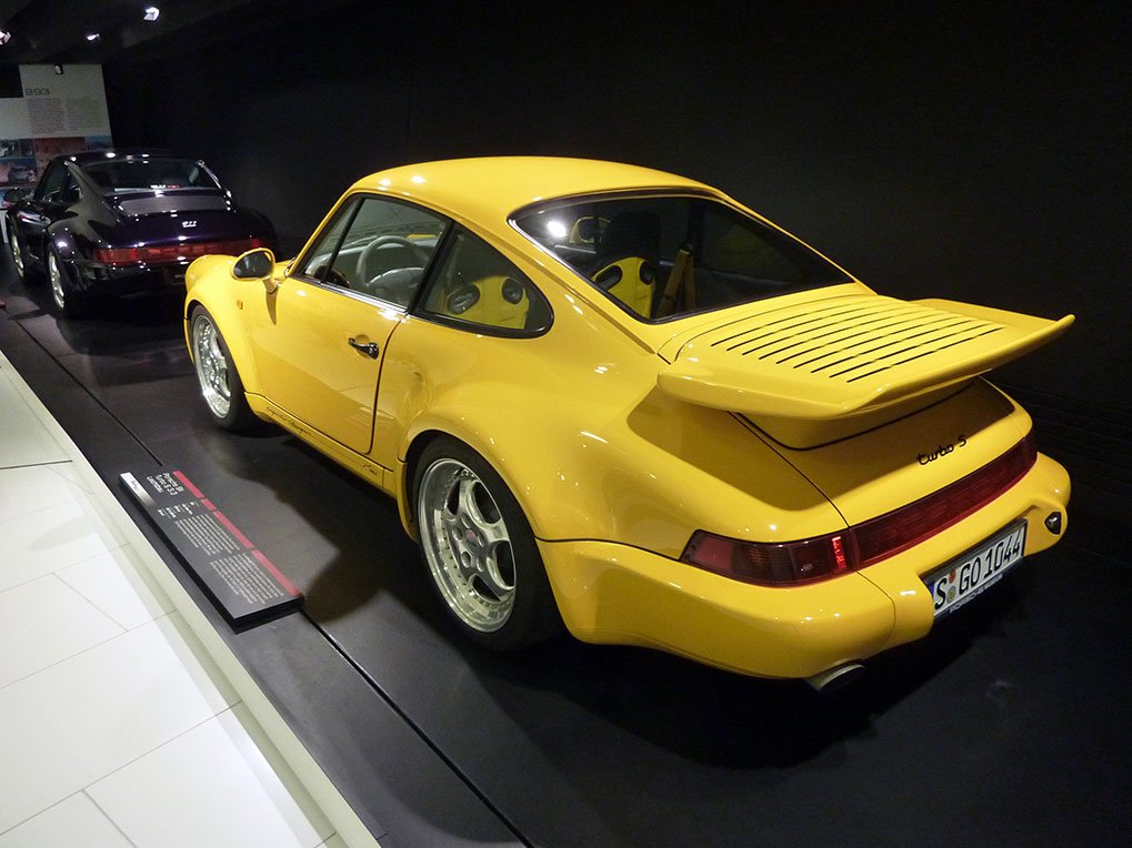 Porsche 911 Turbo S detail in the museum