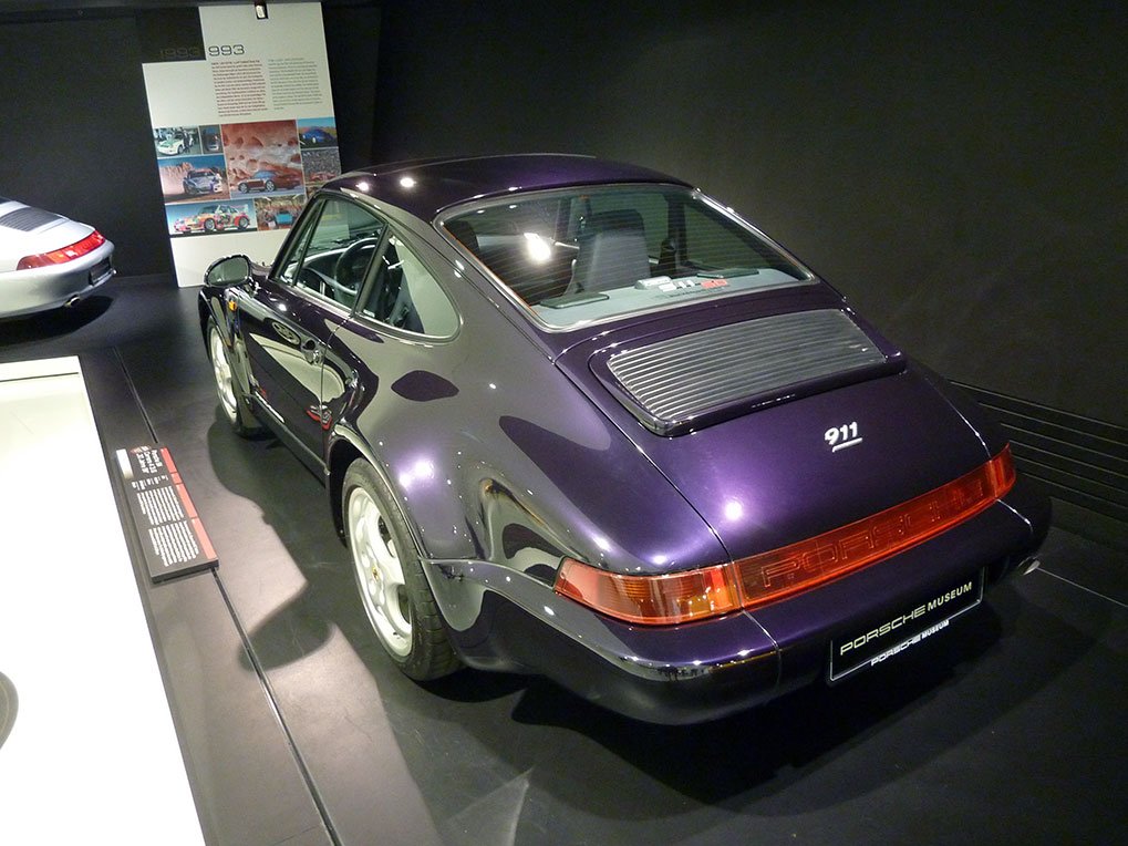 1993 Porsche 911 Carrera 4 3.6 30 Years 911 in the museum