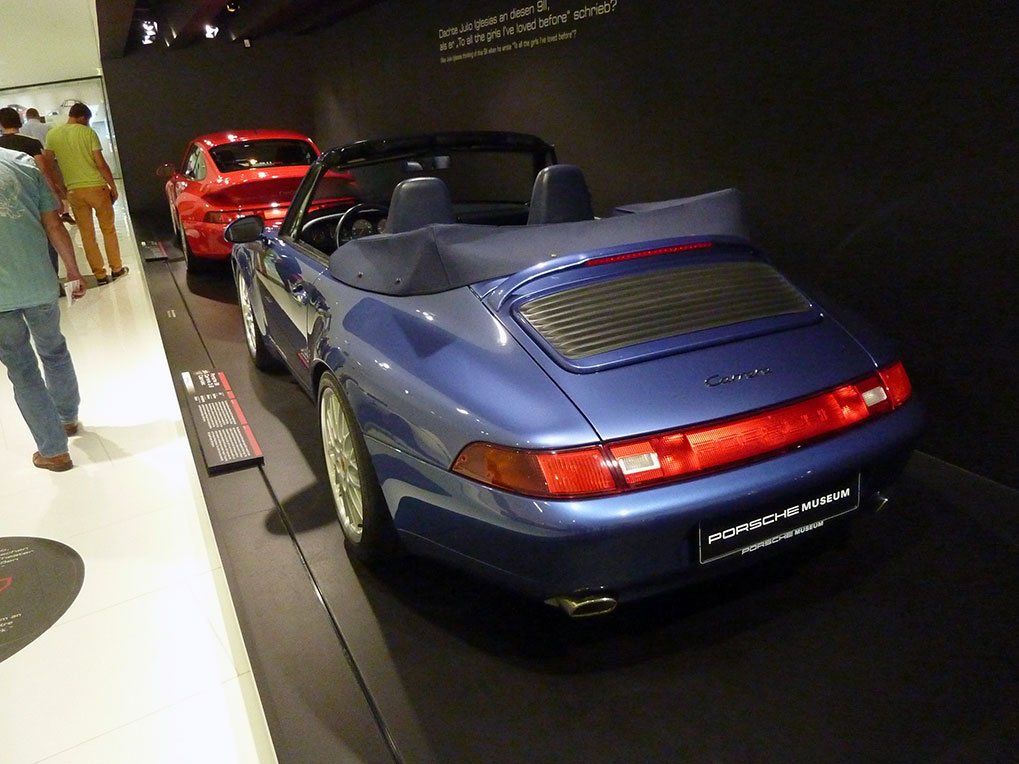 Porsche 911 Turbo 3.6 Type 993 in the museum