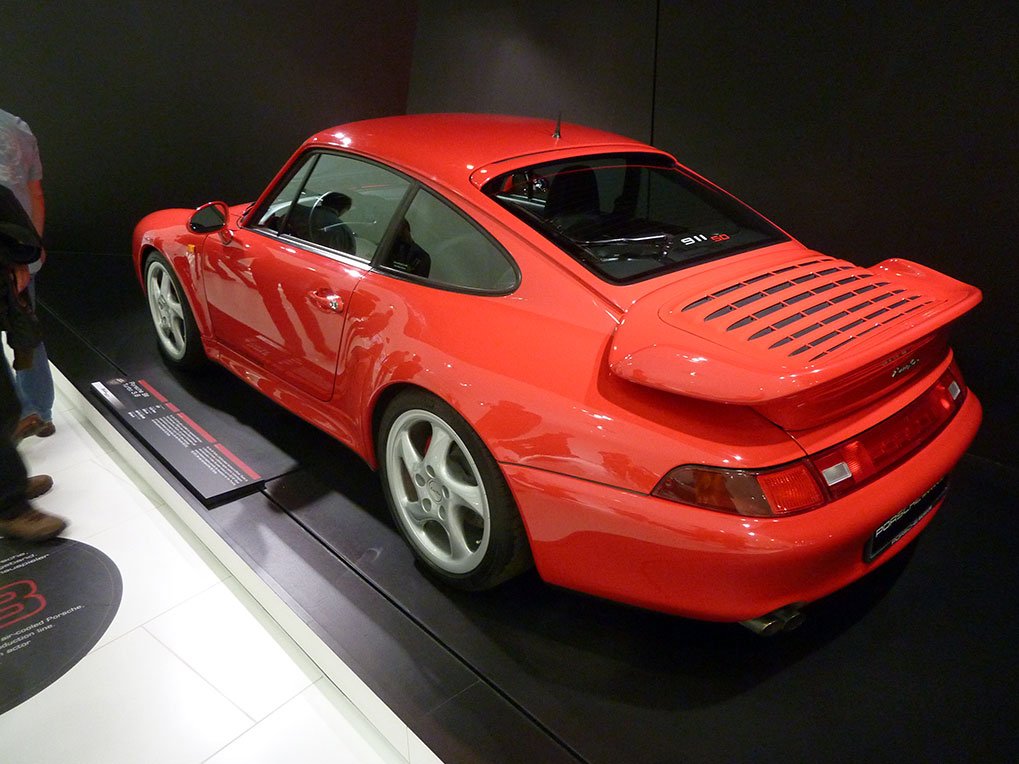 Porsche 911 Turbo 3.6 detail in the museum