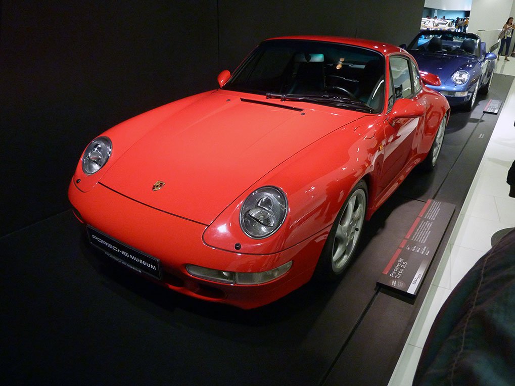 1997 Porsche 911 GT1 road version in the Porsche Museum
