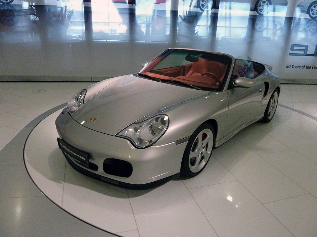 Porsche 996 Turbo Cabriolet in the Porsche Museum
