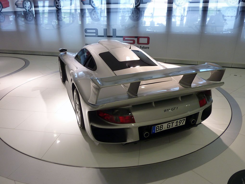 Porsche 911 Turbo Cabriolet 996 in the museum