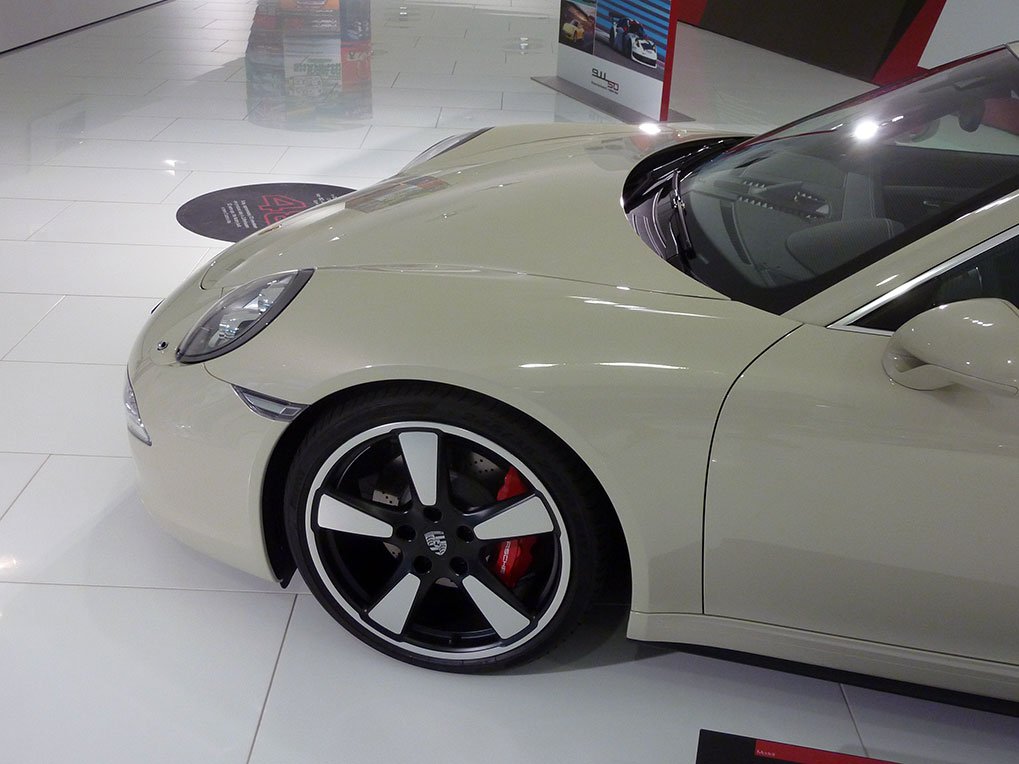 2013 Porsche 911 50 years edition in the Porsche Museum