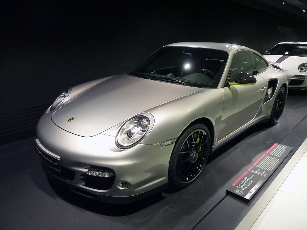 2012 Porsche 911 Turbo S Edition 918 Spyder in the museum