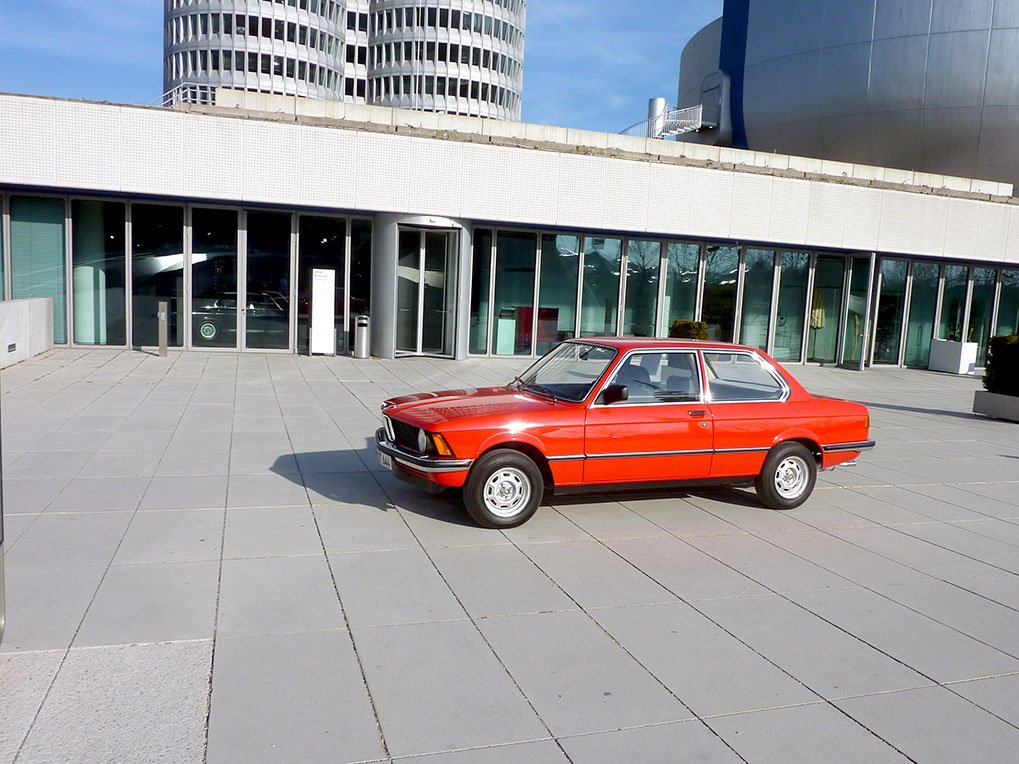 Entrance area of the BMW Museum in Munich