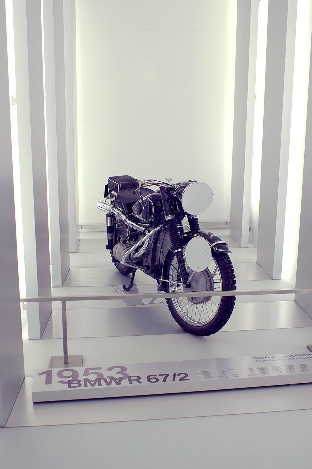 BMW motorcycle hall entrance at the BMW Museum