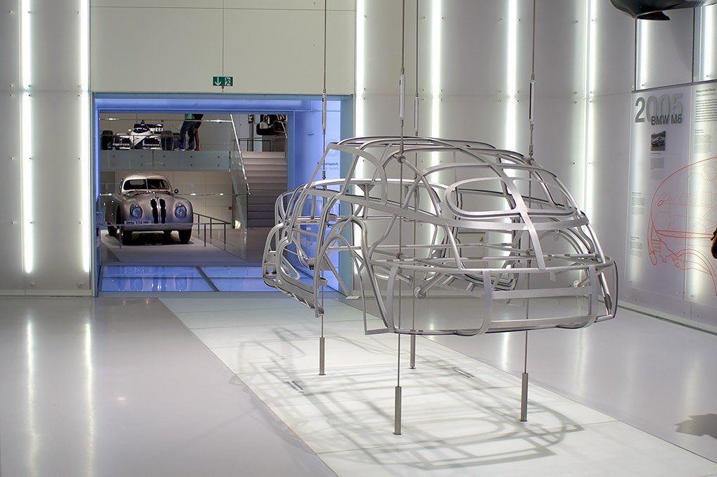 Historic BMW 6 Series predecessor in the museum