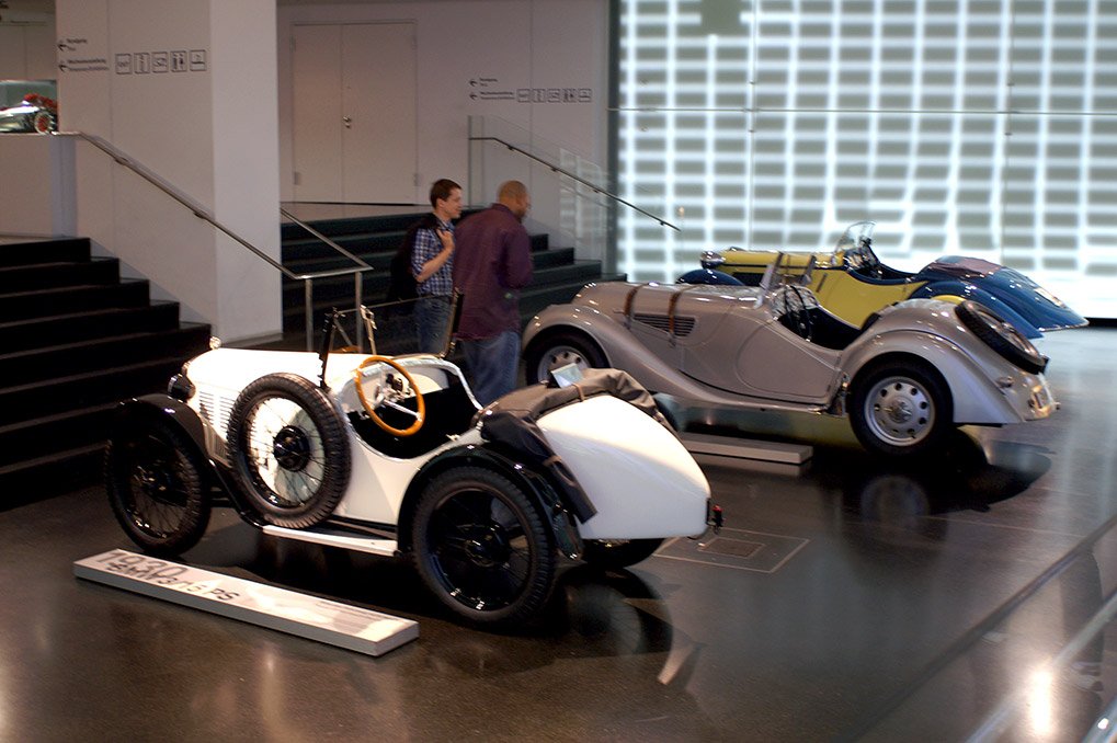 BMW 328 roadster in the BMW Museum