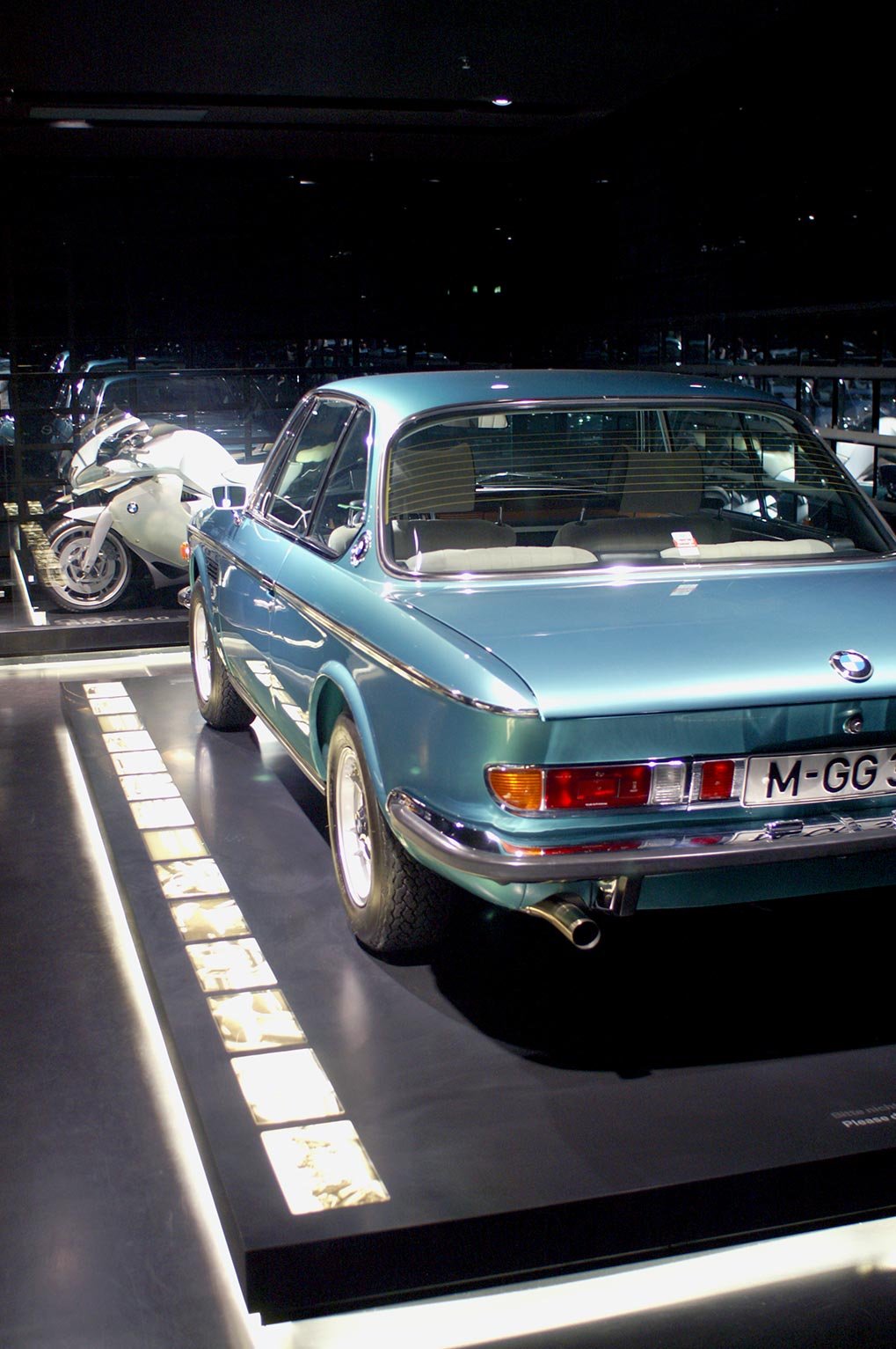 BMW 3.0 CSi display in the BMW Museum