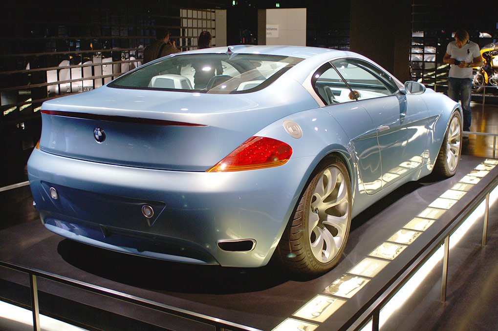 BMW 6 Series concept display at the museum