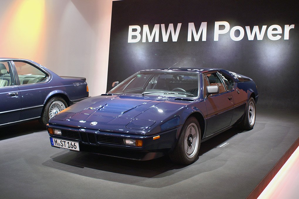 BMW M exhibition hall vehicle at the museum