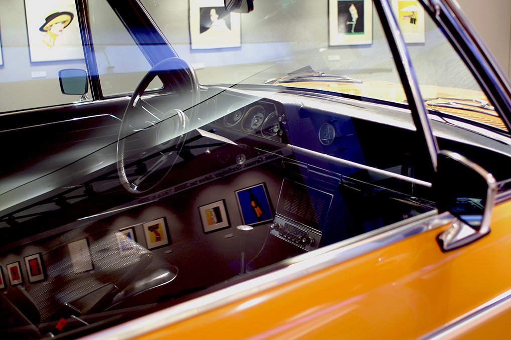 BMW 2002Ti classic display in Munich museum