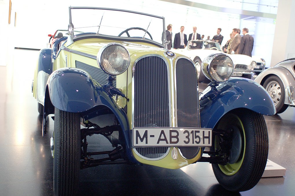 BMW 315/1 Touring Sport display at the museum
