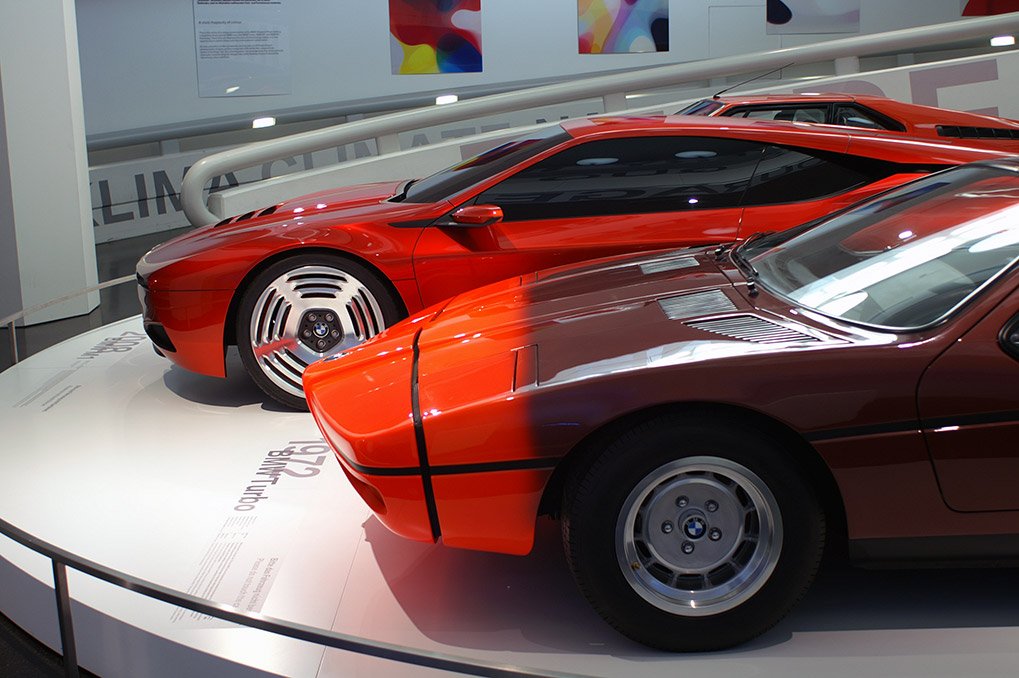 BMW M1 museum exhibit in Munich