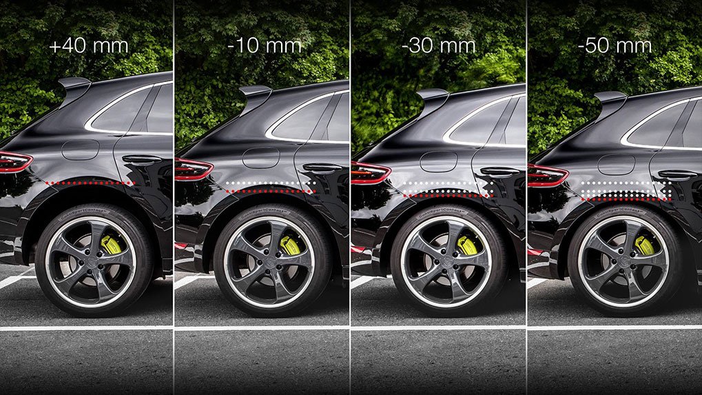 Techart Air suspension levels for Porsche Macan