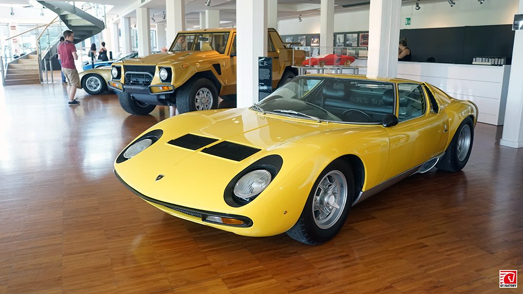 Lamborghini Miura SV at the Lamborghini Museum