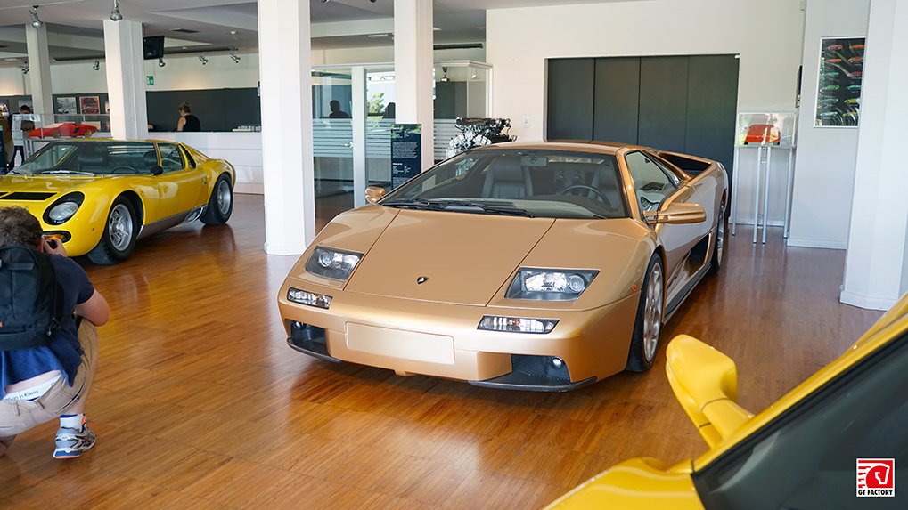 Lamborghini Diablo at the Lamborghini Museum in Sant'Agata Bolognese