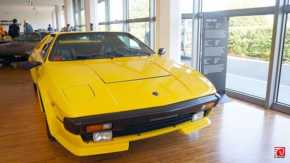 Lamborghini Jalpa at the Lamborghini Museum in Sant'Agata Bolognese