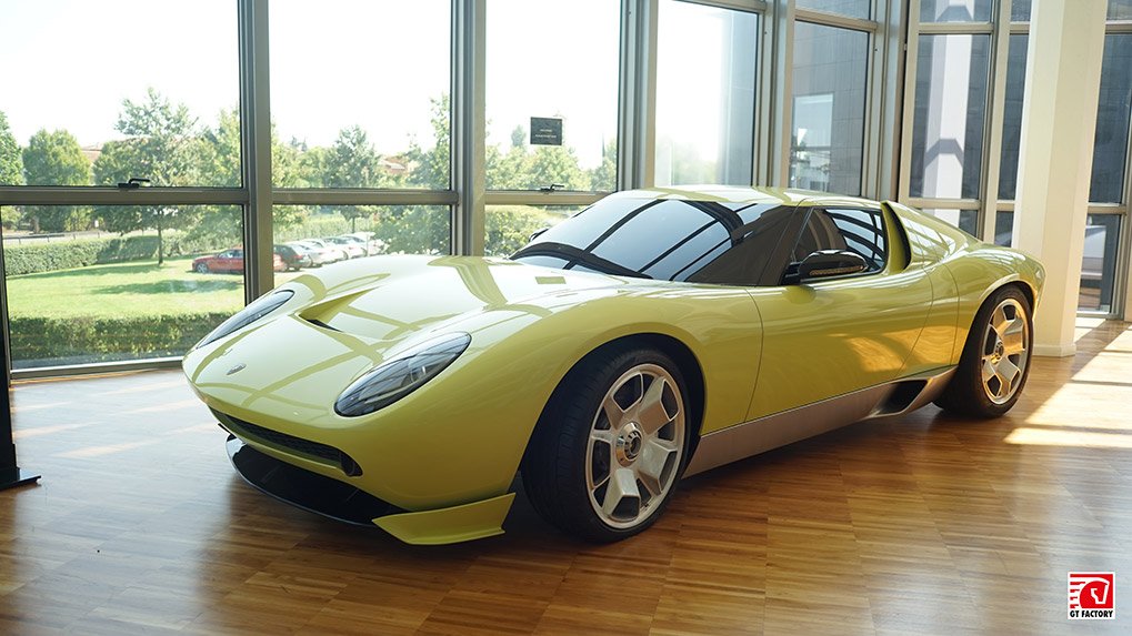 Lamborghini Miura concept based on Murcielago chassis