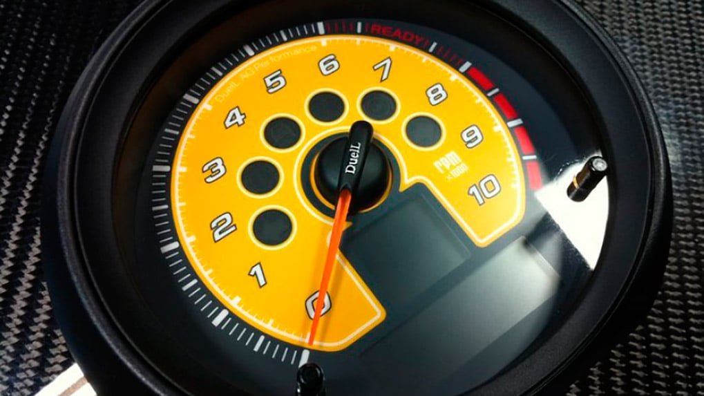 duell ag mini R60 countryman tacho face