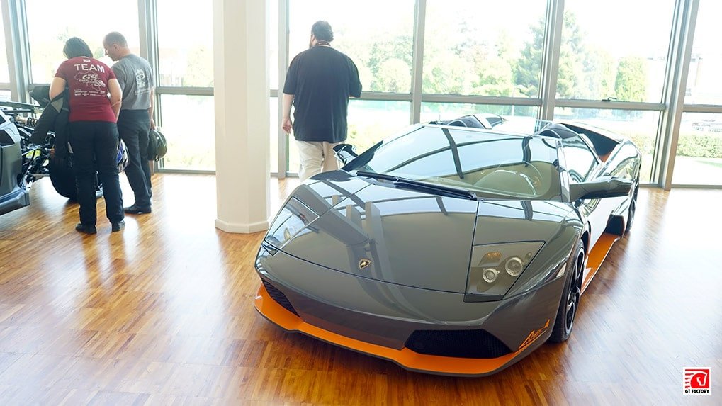 Lamborghini Murcielago LP 650-4 Roadster at the Lamborghini Museum in Sant'Agata Bolognese