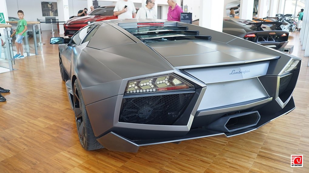 Lamborghini Reventon detail view at the Lamborghini Museum