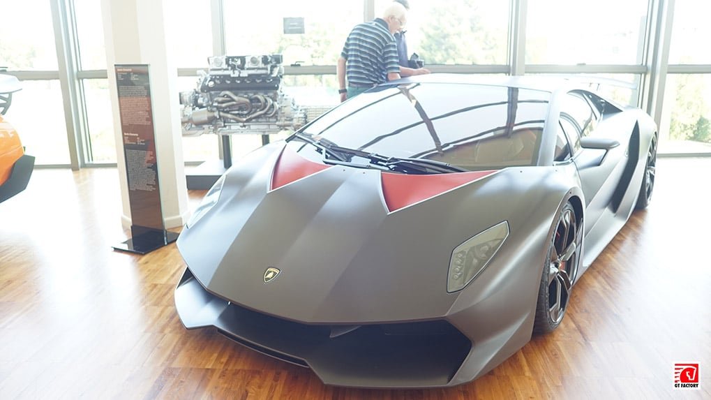 Lamborghini Sesto Elemento at the Lamborghini Museum in Sant'Agata Bolognese