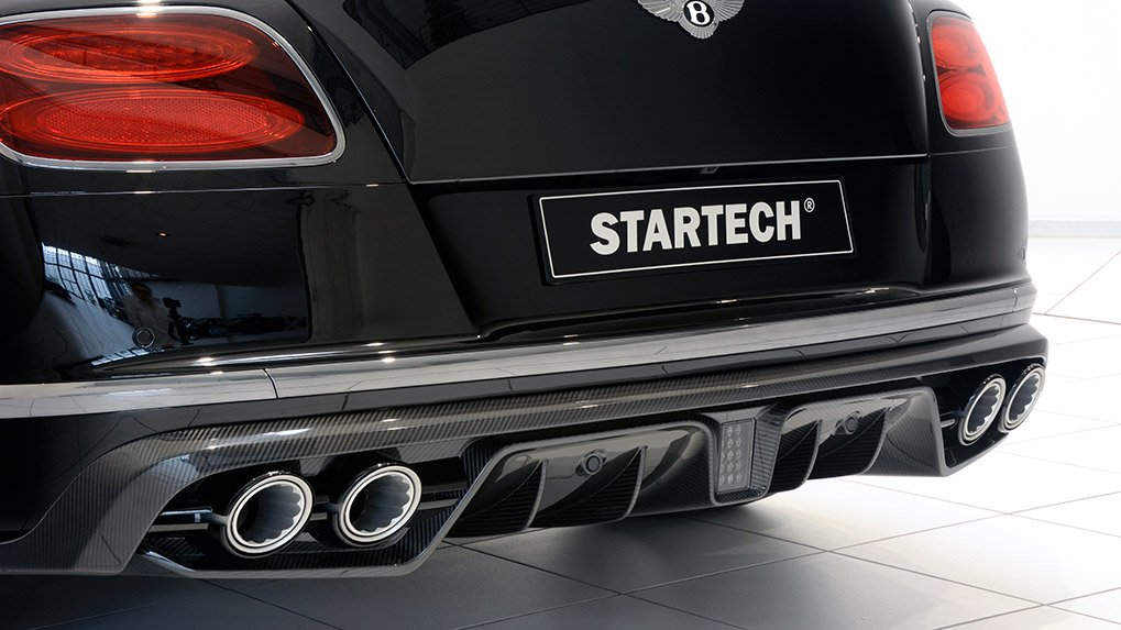bentley cgtc 2016 startech задний диффузор
