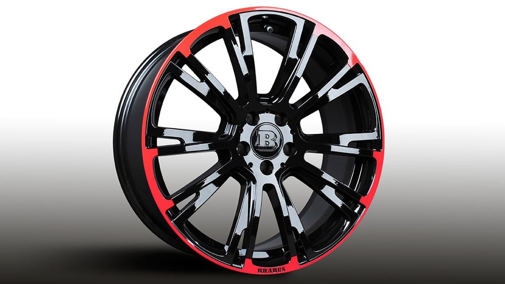 brabus monoblock r red/black