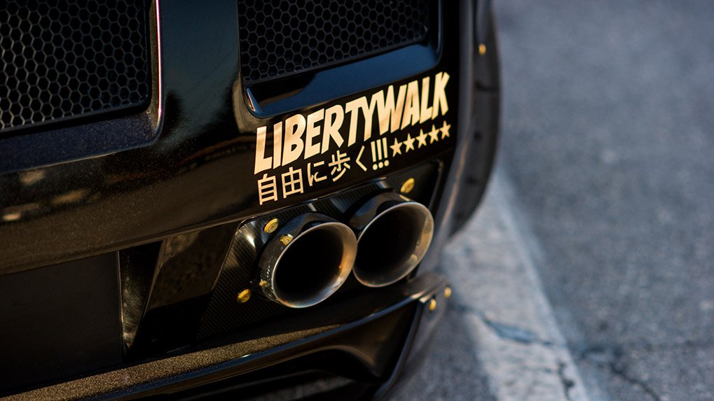 lb works lamborghini gallardo wide body kit выхлопная система