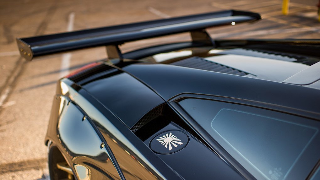 lb works lamborghini gallardo wide body kit заднее антикрыло