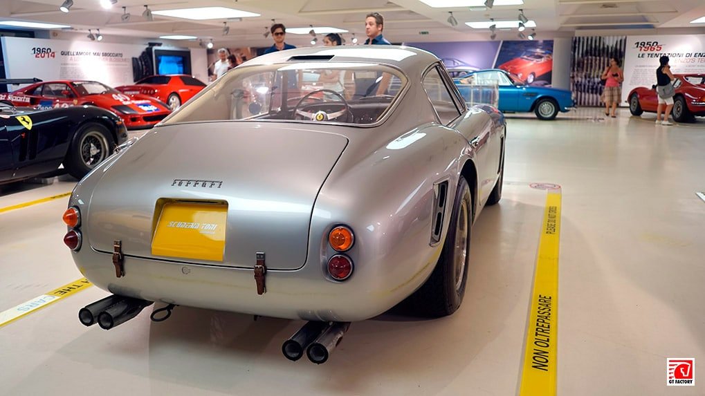 Ferrari 250 GT Berlinetta SWB details at the Ferrari Museum