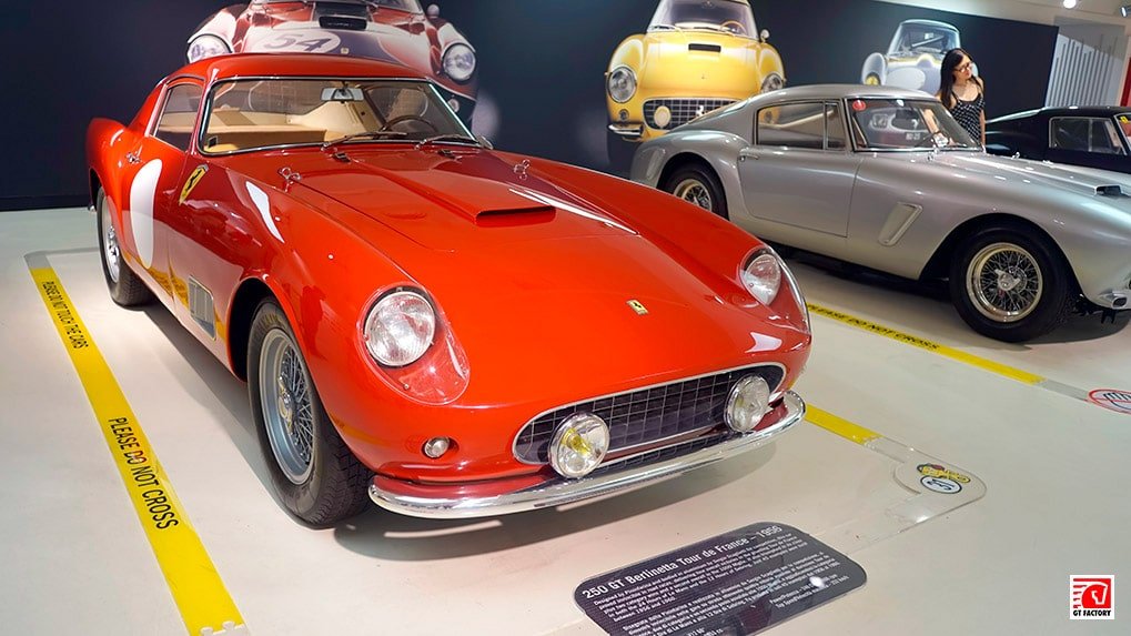 Ferrari 250 GT Berlinetta Tour de France at the Ferrari Museum in Maranello