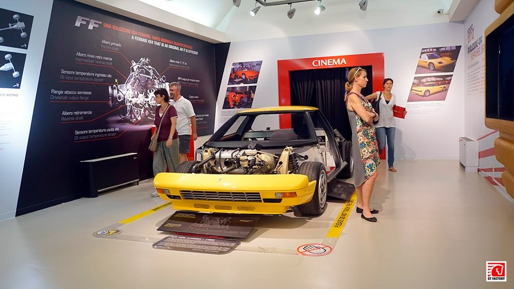 Ferrari 408 4RM prototype at the Ferrari Museum in Maranello