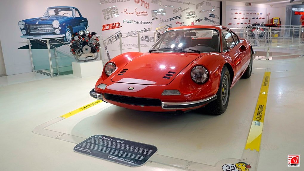Ferrari Dino 246 GT 1969 at the Ferrari Museum in Maranello