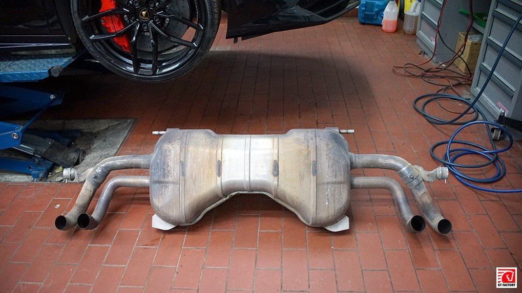stock lp610-4 lamborghini exhaust system
