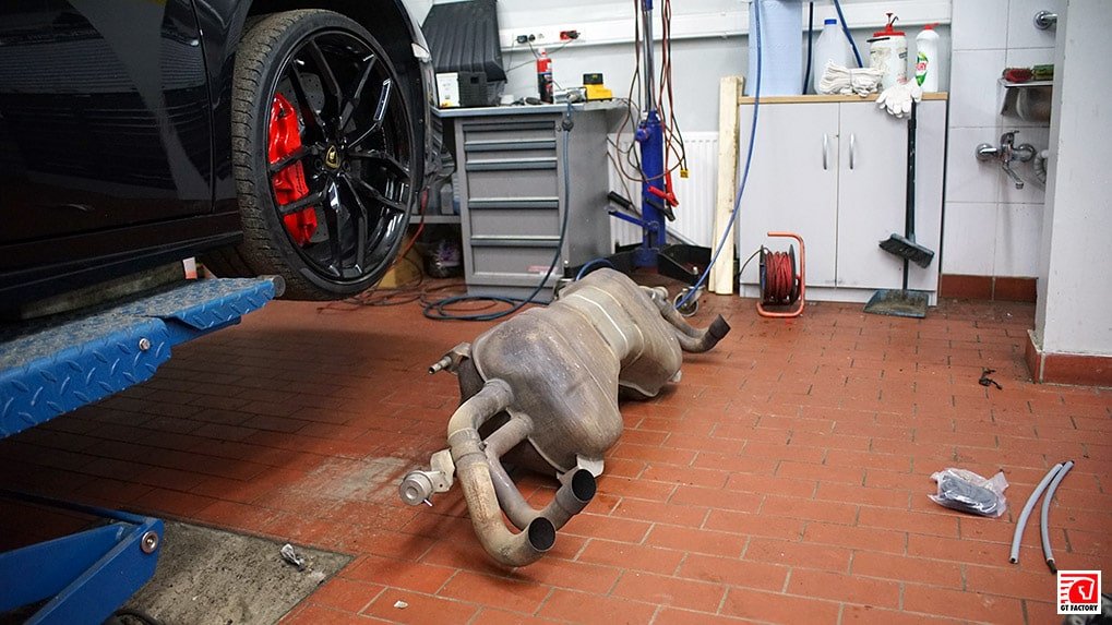 stock lp610-4 lamborghini exhaust system