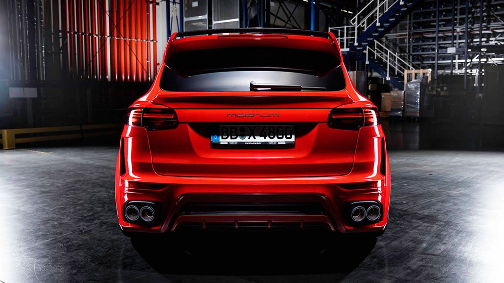 Porsche Cayenne 958.2 Techart Magnum задний бампер