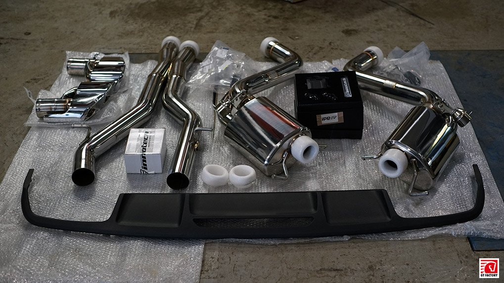 Mercedes-Benz cls63 ipe exhaust system