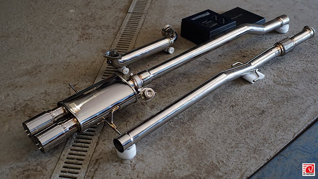  ipe mini cooper s r56 full exhaust system unpacked