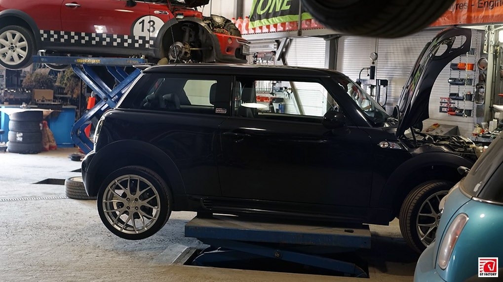 MINI R56 IPE full exhaust installation process